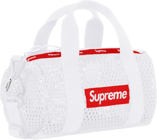 SUPREME - MESH MINI DUFFLE BAG WHITE (SS23) - NOVO - Image 5