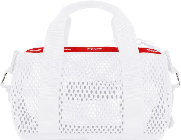 SUPREME - MESH MINI DUFFLE BAG WHITE (SS23) - NOVO - Image 6