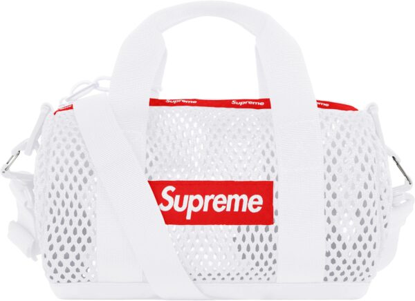 SUPREME - MESH MINI DUFFLE BAG WHITE (SS23) - NOVO - Image 7