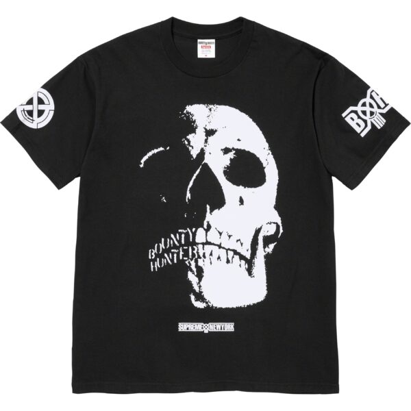 SUPREME x BOUNTY - HUNTER SKULLS TEE BLACK - NOVO