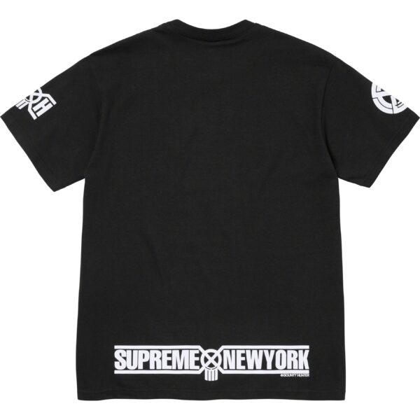 SUPREME x BOUNTY - HUNTER SKULLS TEE BLACK - NOVO - Image 2