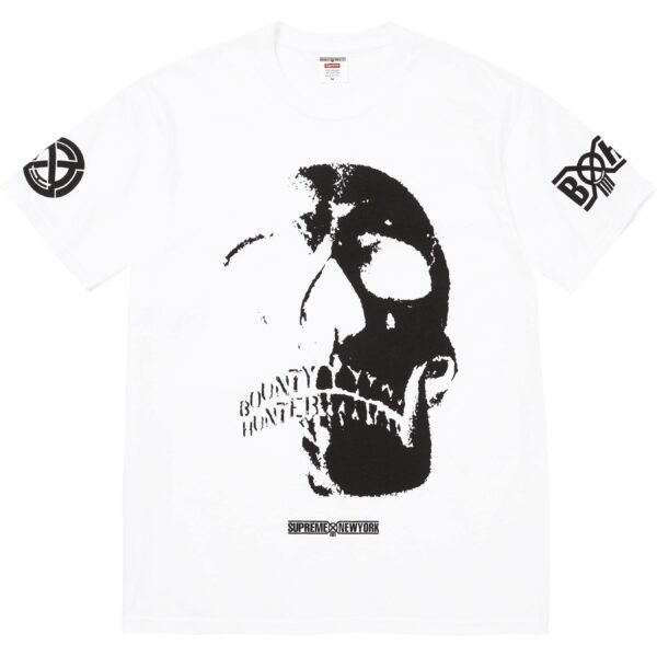 SUPREME x BOUNTY - HUNTER SKULLS TEE WHITE - NOVO