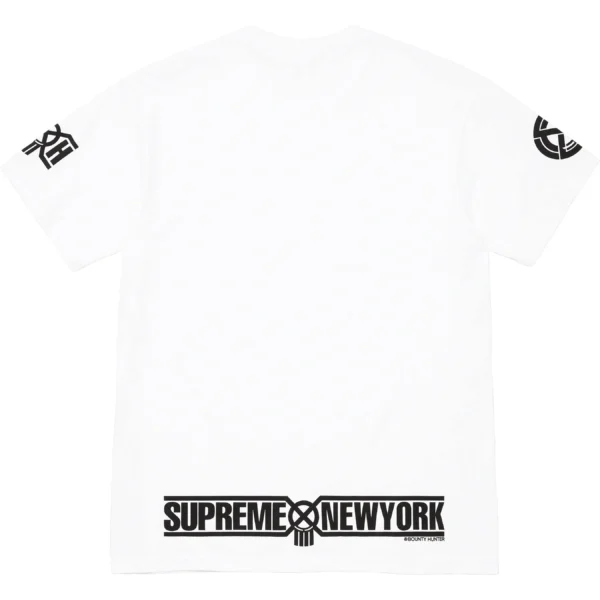 SUPREME x BOUNTY - HUNTER SKULLS TEE WHITE - NOVO - Image 2