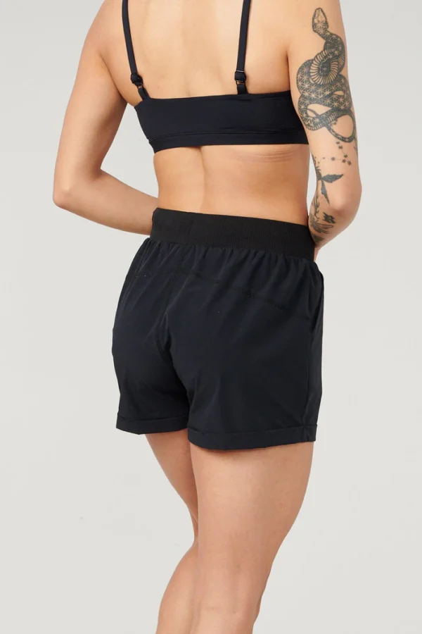YOUNG LA - W104 VELOCITY RUNNING SHORTS BLACK - NOVO - Image 3