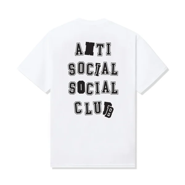 ANTI SOCIAL SOCIAL CLUB - ANTI COLLEGE TEE WHITE - NOVO - Image 2