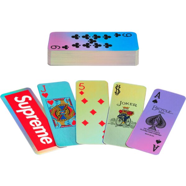 SUPREME & BICYCLE - HOLOGRAPHIC SLICE CARDS - NOVO