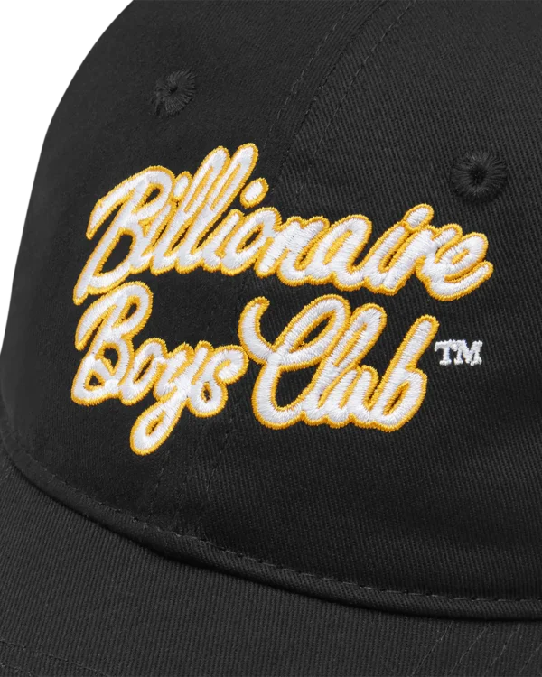 BILLIONAIRE BOYS CLUB - SCRIPT LOGO DAD CAP BLACK - NOVO - Image 3
