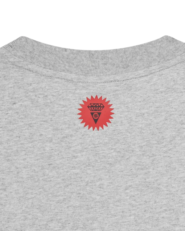 ICECREAM - RUNNING DOG T-SHIRT HEATHER GREY - NOVO - Image 4