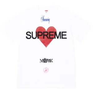 SUPREME - ANNOUNCING TEE WHITE - NOVO