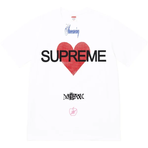 SUPREME - ANNOUNCING TEE WHITE - NOVO