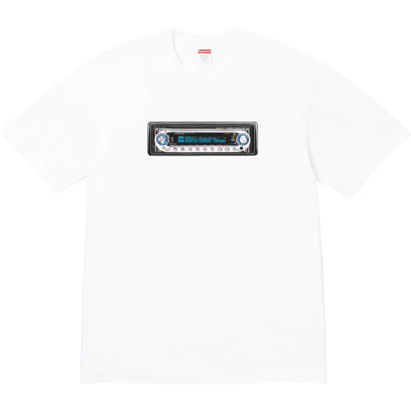 SUPREME - RECEIVER TEE WHITE - NOVO